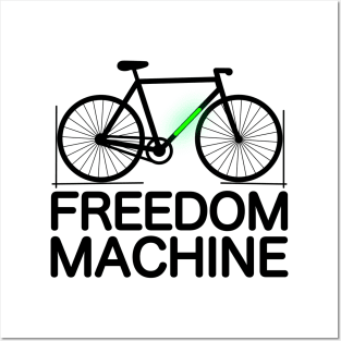 Electric Bicycles "freedom machine" Posters and Art